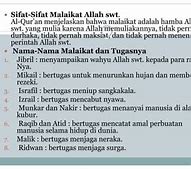 Sifat Malaikat Allah Adalah